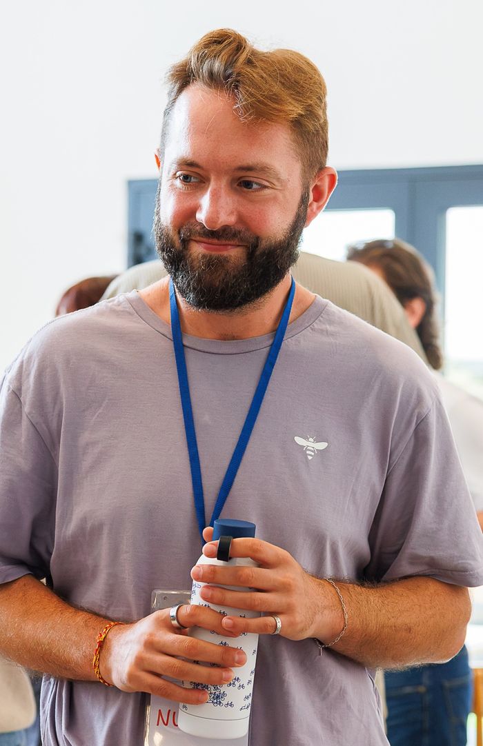 Maximilian Hofmann bei einem Start-up-Camp